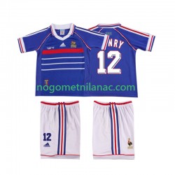 Dres Francuska Henry 12 Retro Domaći 1998 Kratkih Rukava - Dječji Dres Francuska Henry 12 Retro Domaći 1998 Kratkih Rukava - Dječji
