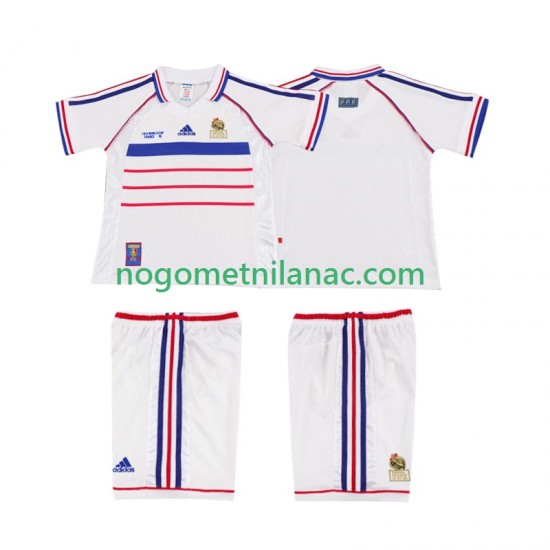 Dres Francuska Retro Gostujući 1998 Kratkih Rukava - Dječji