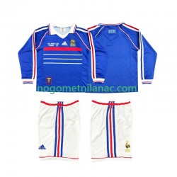 Dres Francuska Retro Domaći 1998 Dugim Rukavima - Dječji Dres Francuska Retro Domaći 1998 Dugim Rukavima - Dječji