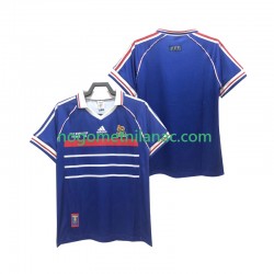 Dres Francuska Retro Domaći 1998 Kratkih Rukava - Muški Dres Francuska Retro Domaći 1998 Kratkih Rukava - Muški