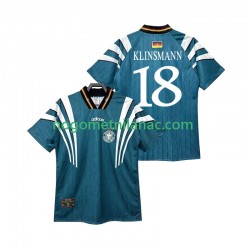 Dres Njemačka KLINSMANN 18 1996 Retro Gostujući Kratkih Rukava - Muški Dres Njemačka KLINSMANN 18 1996 Retro Gostujući Kratkih Rukava - Muški