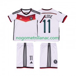 Dres Njemačka KLOSE 11 2014 Retro Domaći Kratkih Rukava - Dječji Dres Njemačka KLOSE 11 2014 Retro Domaći Kratkih Rukava - Dječji