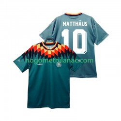 Dres Njemačka MATTHAUS 10 Retro Gostujući 1994 Kratkih Rukava - Muški Dres Njemačka MATTHAUS 10 Retro Gostujući 1994 Kratkih Rukava - Muški