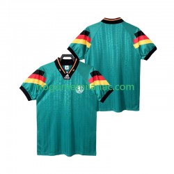 Dres Njemačka 1992 Retro Gostujući Kratkih Rukava - Muški Dres Njemačka 1992 Retro Gostujući Kratkih Rukava - Muški