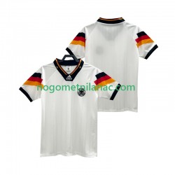 Dres Njemačka 1992 Retro Domaći Kratkih Rukava - Muški Dres Njemačka 1992 Retro Domaći Kratkih Rukava - Muški