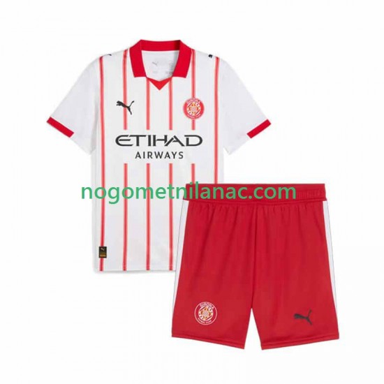 Dres Girona Domaći 2025-2026 Kratkih Rukava - Dječji