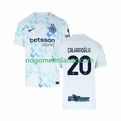 Dres Inter Milan Hakan Calhanoglu 20 Gostujući 2025-2026 Kratkih Rukava - Muški Dres Inter Milan Hakan Calhanoglu 20 Gostujući 2025-2026 Kratkih Rukava - Muški