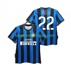 Dres Inter Milan MILITO 22 2009 Retro Domaći 2010 Kratkih Rukava - Muški
