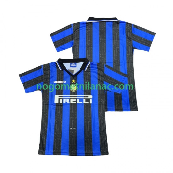 Dres Inter Milan 1997 Retro Domaći 1998 Kratkih Rukava - Muški