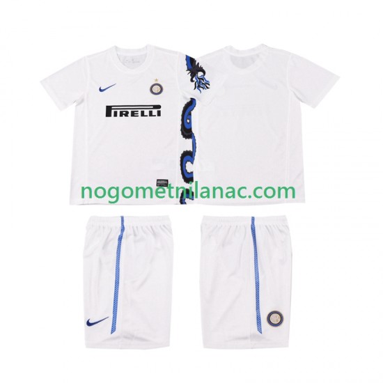 Dres Inter Milan Retro Gostujući 2011 2010 Kratkih Rukava - Dječji
