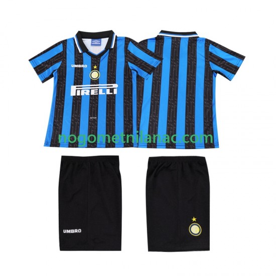Dres Inter Milan 1997 Retro Domaći 1998 Kratkih Rukava - Dječji