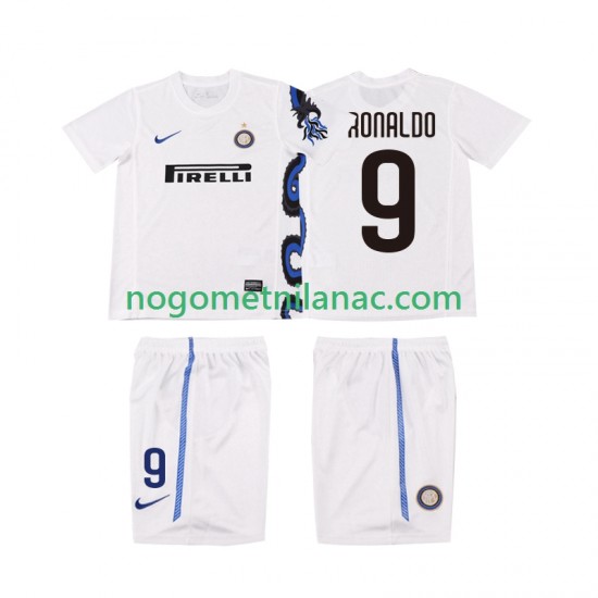 Dres Inter Milan Ronaldo 9 Retro Gostujući 2011 2010 Kratkih Rukava - Dječji