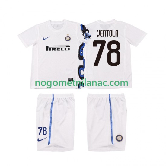 Dres Inter Milan VENTOLA 78 Retro Gostujući 2011 2010 Kratkih Rukava - Dječji
