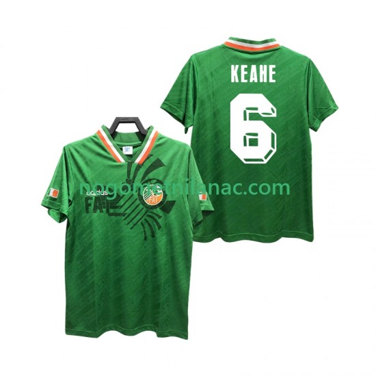 Dres Irska KEAHE 6 Retro Domaći 1994 Kratkih Rukava - Muški