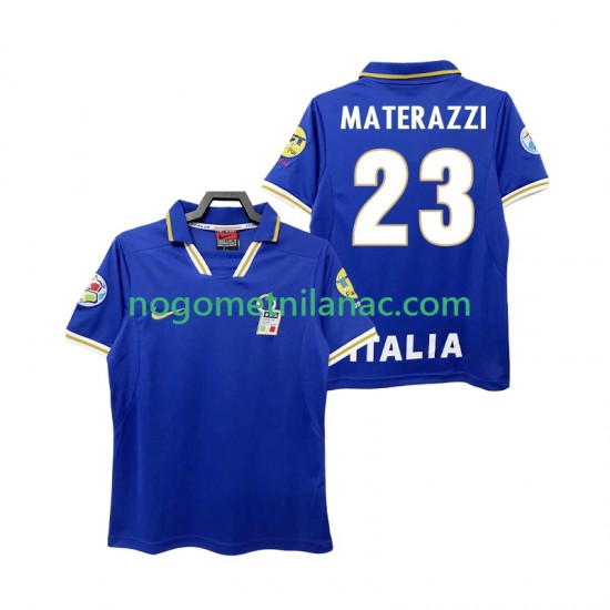 Dres Italija MATERAZZI 23 1996 Retro Domaći Kratkih Rukava - Muški
