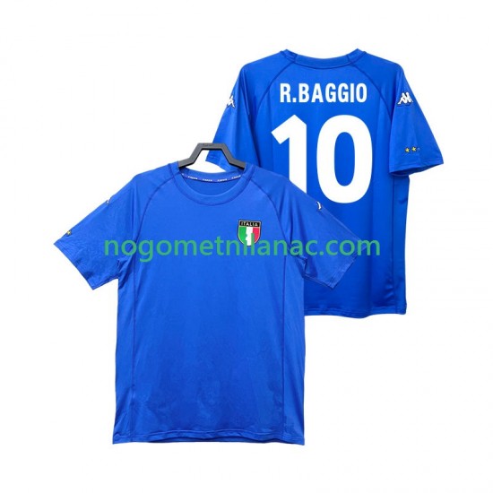 Dres Italija Roberto Baggio 10 2000 Retro Domaći Kratkih Rukava - Muški