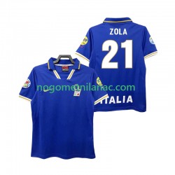 Dres Italija ZOLA 21 1996 Retro Domaći Kratkih Rukava - Muški
