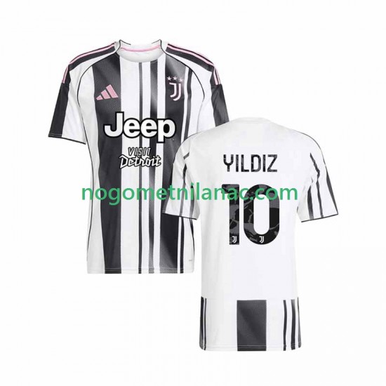 Dres Juventus Kenan Yildiz 10 Domaći 2025-2026 Kratkih Rukava - Muški
