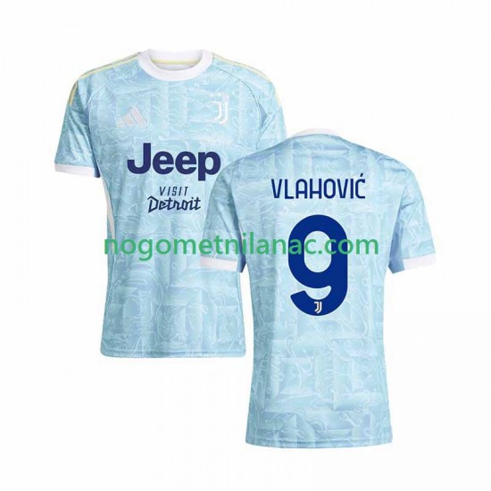 Dres Juventus Vlahovic 9 Gostujući 2025-2026 Kratkih Rukava - Muški