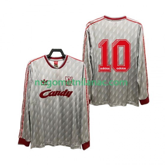 Dres Liverpool 10 1989 1991 Retro Gostujući Dugim Rukavima - Muški