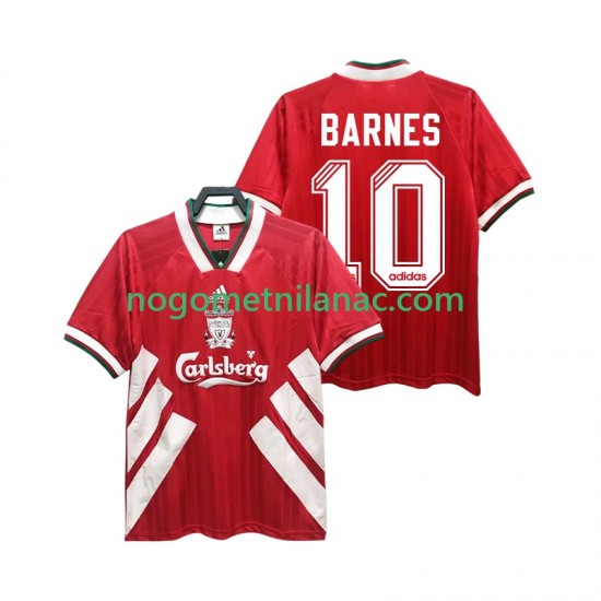 Dres Liverpool BARNES 10 1993 1995 Retro Domaći Kratkih Rukava - Muški