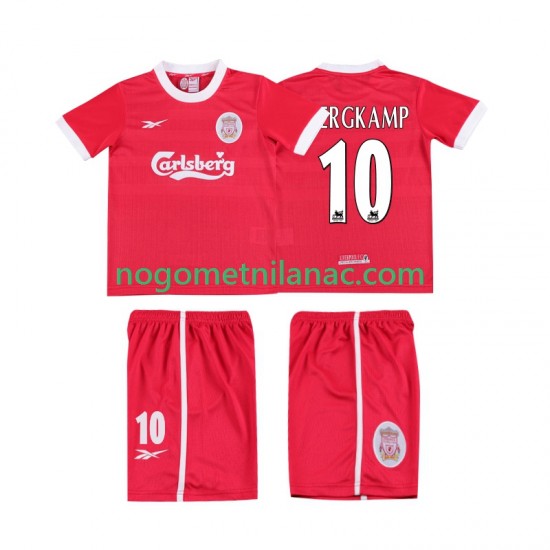 Dres Liverpool BERGKAMP 10 LWP 1997 Retro Domaći 1998 Kratkih Rukava - Dječji