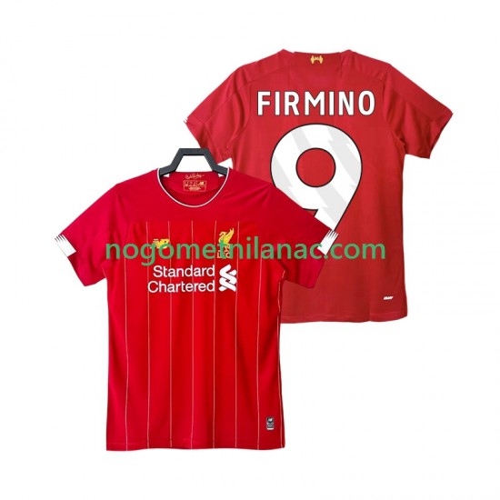 Dres Liverpool FIRMINO 9 2019 2020 Retro Domaći Kratkih Rukava - Muški