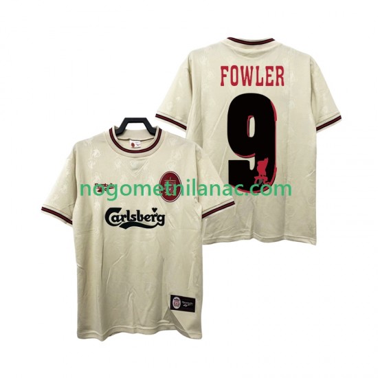 Dres Liverpool FOWLER 9 1996 1997 Retro Gostujući Kratkih Rukava - Muški