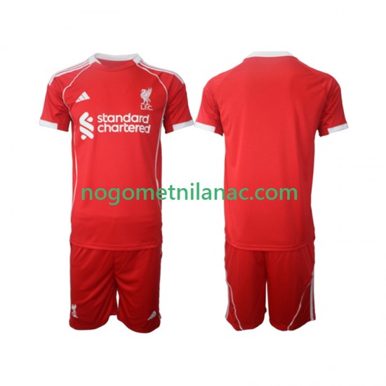 Dres Liverpool Domaći 2025-2026 Kratkih Rukava - Dječji