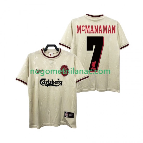Dres Liverpool MCMANAMAN 7 1996 1997 Retro Gostujući Kratkih Rukava - Muški