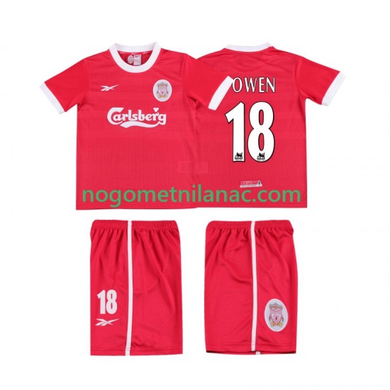Dres Liverpool OWEN 18 LWP 1997 Retro Domaći 1998 Kratkih Rukava - Dječji