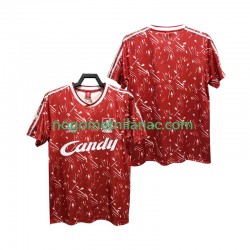 Dres Liverpool 1989 1991 Retro Domaći Kratkih Rukava - Muški