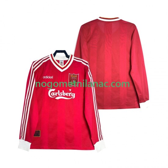 Dres Liverpool 1995 1996 Retro Domaći Dugim Rukavima - Muški