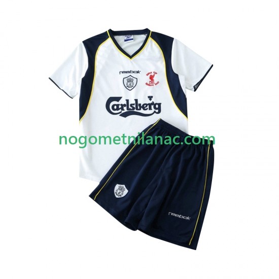 Dres Liverpool LWP 2001 Retro Gostujući 2002 Kratkih Rukava - Dječji