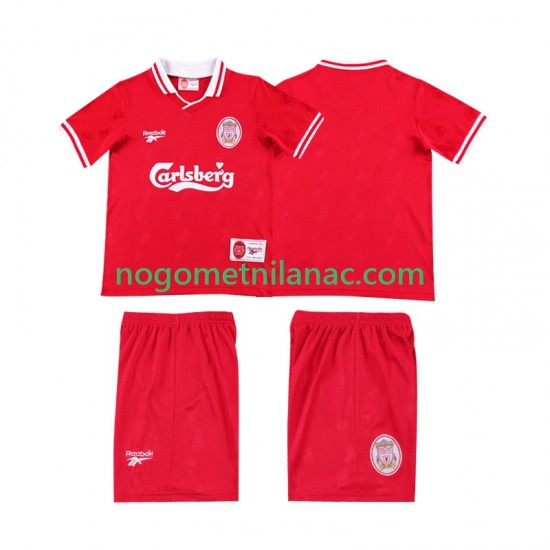 Dres Liverpool LWP 1996 1997 Retro Domaći Kratkih Rukava - Dječji