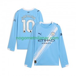 Dres Manchester City Jack Grealish 10 Domaći 2025-2026 Dugim Rukavima - Muški