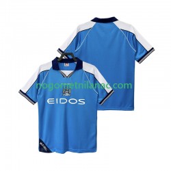 Dres Manchester City 2001 Retro Domaći 1999 Kratkih Rukava - Muški