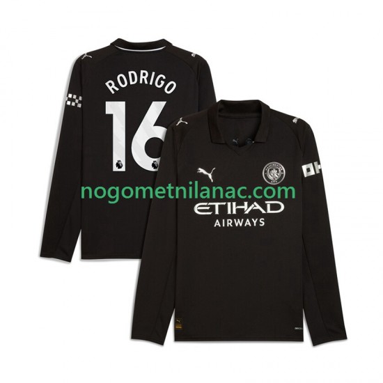 Dres Manchester City Rodrigo Hernandez 16 Gostujući 2025-2026 Dugim Rukavima - Muški