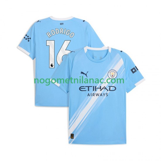 Dres Manchester City Rodrigo Hernandez 16 Domaći 2025-2026 Kratkih Rukava - Muški