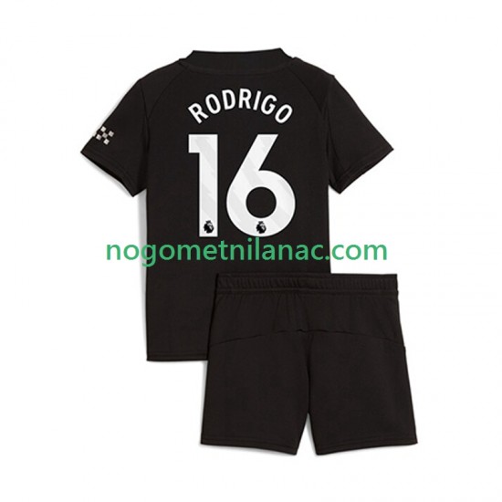 Dres Manchester City Rodrigo Hernandez 16 Gostujući 2025-2026 Kratkih Rukava - Dječji