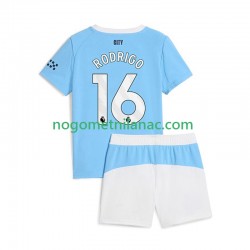 Dres Manchester City Rodrigo Hernandez 16 Domaći 2025-2026 Kratkih Rukava - Dječji