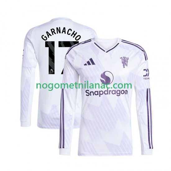 Dres Manchester United Alejandro Garnacho 17 Gostujući 2025-2026 Dugim Rukavima - Muški