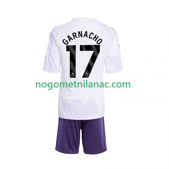 Dres Manchester United Alejandro Garnacho 17 Gostujući 2025-2026 Kratkih Rukava - Dječji