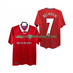 Dres Manchester United BECKHAM 7 2000 Retro Domaći 1999 Kratkih Rukava - Muški