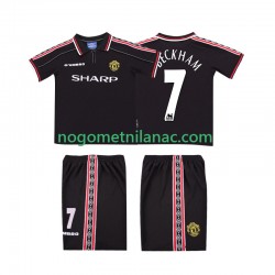 Dres Manchester United Beckham 7 Retro Gostujući 1998 1999 Kratkih Rukava - Dječji Dres Manchester United Beckham 7 Retro Gostujući 1998 1999 Kratkih Rukava - Dječji