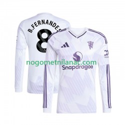 Dres Manchester United Bruno Fernandes 8 Gostujući 2025-2026 Dugim Rukavima - Muški Dres Manchester United Bruno Fernandes 8 Gostujući 2025-2026 Dugim Rukavima - Muški