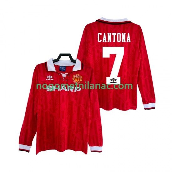 Dres Manchester United CANTONA 7 1992 Retro Domaći 1994 Dugim Rukavima - Muški