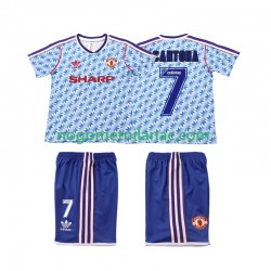 Dres Manchester United CANTONA 7 1990 1992 Retro Gostujući Kratkih Rukava - Dječji Dres Manchester United CANTONA 7 1990 1992 Retro Gostujući Kratkih Rukava - Dječji