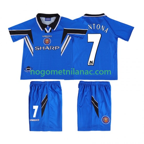 Dres Manchester United CONTONA 7 1996 Retro Treći 1998 Kratkih Rukava - Dječji