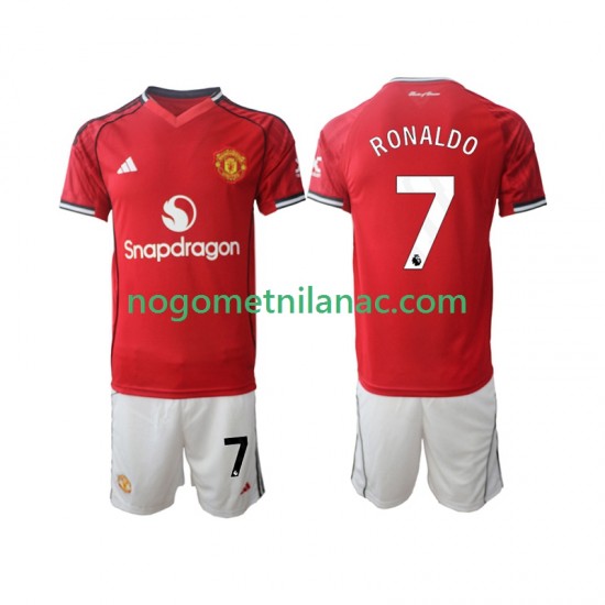 Dres Manchester United Cristiano Ronaldo 7 Domaći 2025-2026 Kratkih Rukava - Dječji